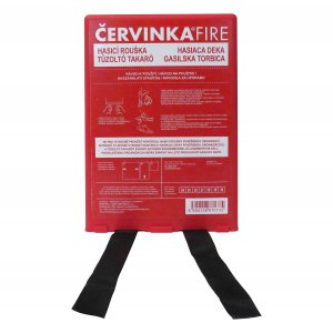 Fire extinguishing hood 1.2 x 1.8 PRÉMIUM PVC box - non-separable cap
