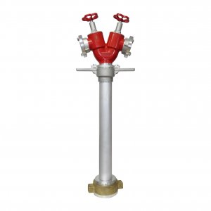 Hydrantový nástavec DN100 s dvěma výstupy 2x 75 (Adaptér 2×75 (2 1/2'')