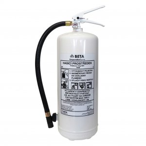Designový bílý hasicí přístroj 6kg