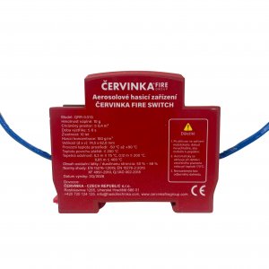 Aerosol fire extinguisher Cervinka Fire Switch