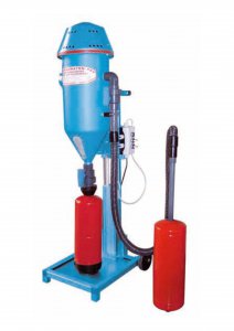 MOBILE POWDER FILLING MACHINE, MODEL PFF-FLIPP-AIR-MATIC-E