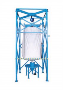 BIG - BAG FRAME CONSTRUCTION WITH CHAIN PULLEY, MODEL WITH